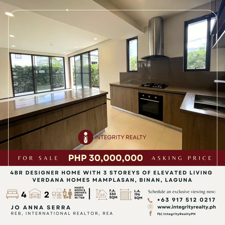 Modern 4-Bedroom 3-Storey House for Sale in Verdana Homes, Mamplasan, Biñan Laguna — Biñan photo 6