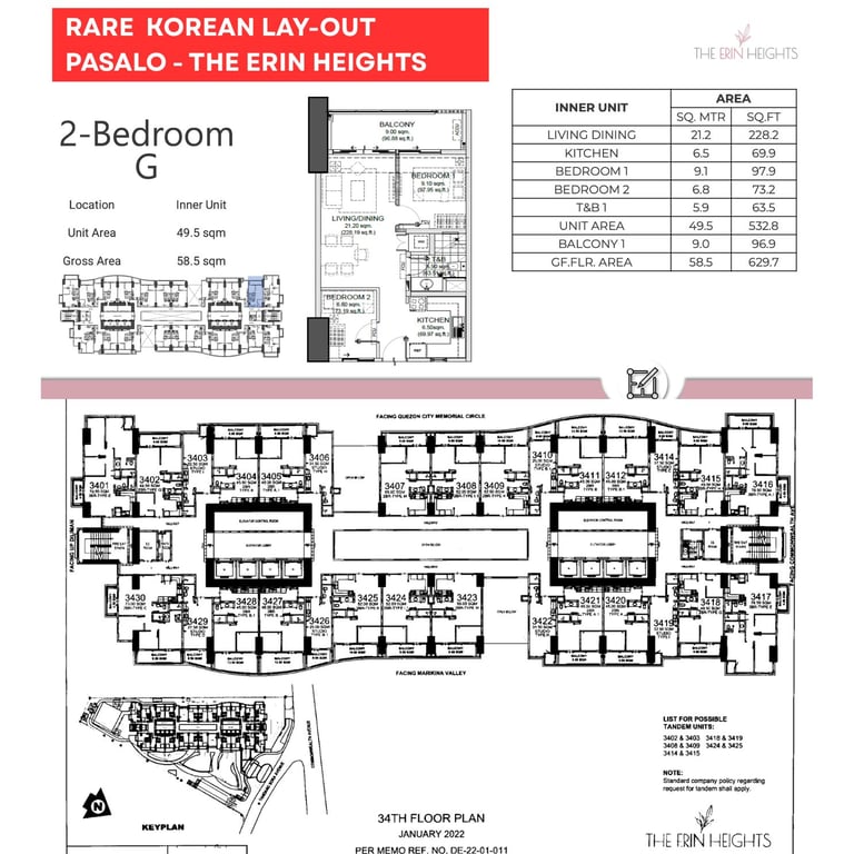 Rare Korean 2BR The Erin Heights QC Pasalo Deal - Why Pay 2026 Developer Prices? photo 2