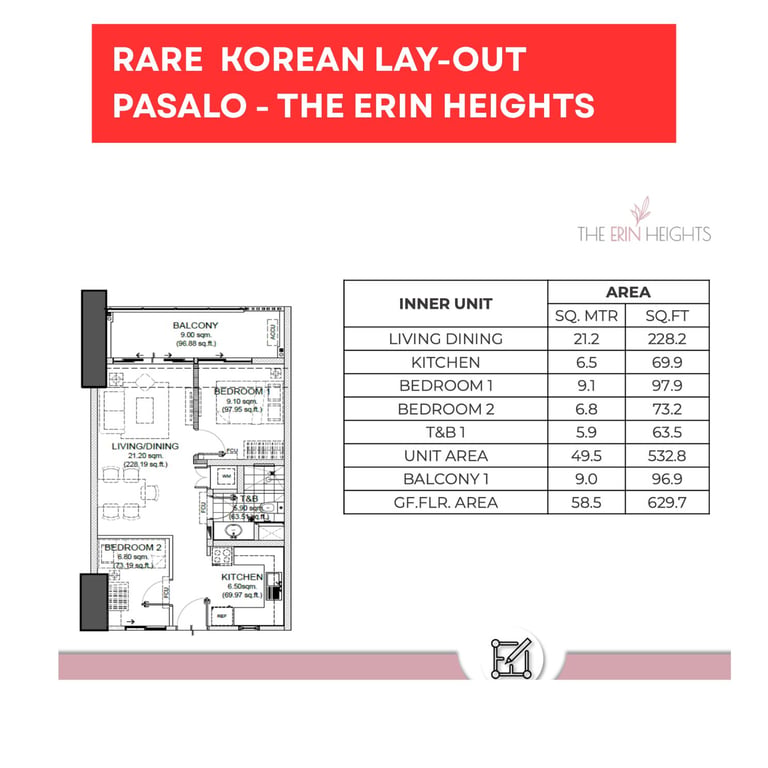 Rare Korean 2BR The Erin Heights QC Pasalo Deal - Why Pay 2026 Developer Prices?