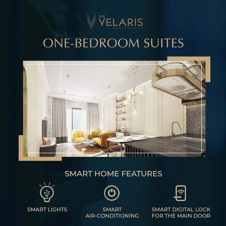 1BR The Velaris Residences 60sqm + Parking (Save ₱3.5M) Bridgetowne, Pasig — Pasig photo 3