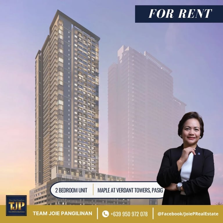 Maple Residences, Ortigas East: Designer 2-Bedroom for Rent Awaits you! — Pasig photo 2