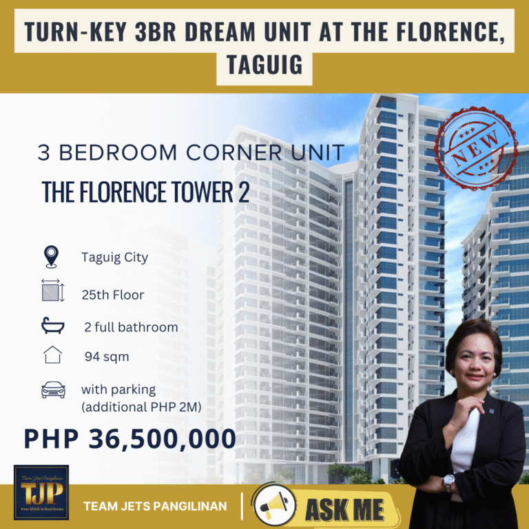 The Florence Tower 2, McKinley Hills, Taguig City
