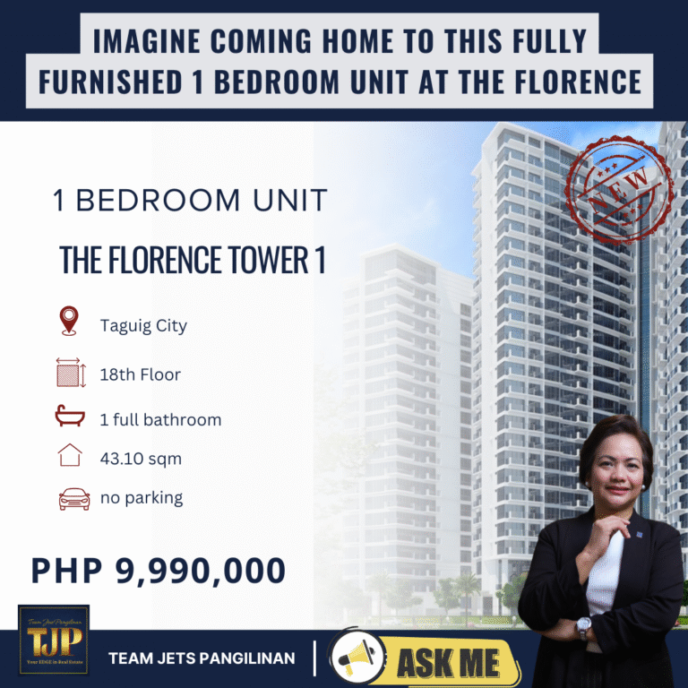 The Florence Tower 1, McKinley Hills, Taguig City