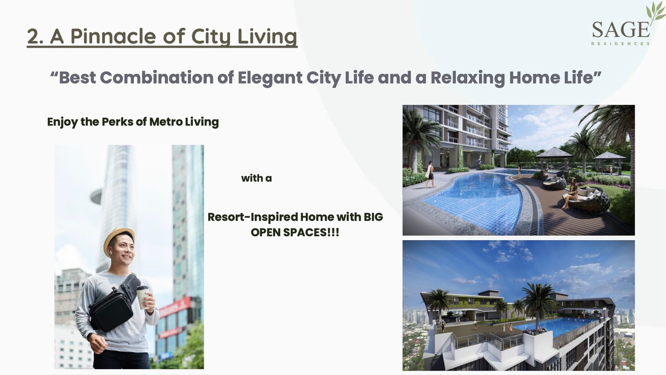 2BR Condo for Sale in Sage Residences | With Balcony | 61.5 sqm — Mandaluyong City photo 5